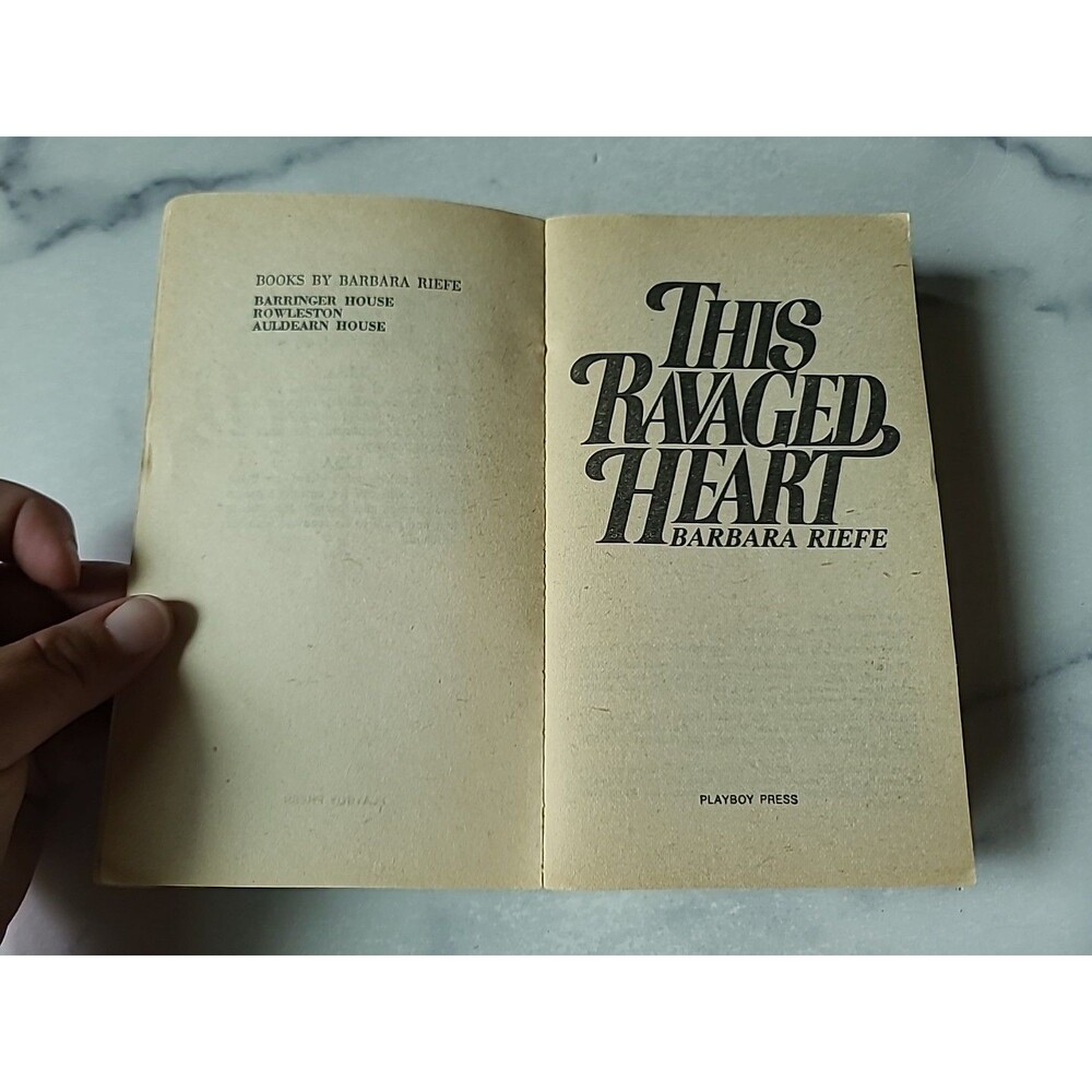 This Ravaged Heart By Barbara Riefe Paperback - Picture 3 of 10